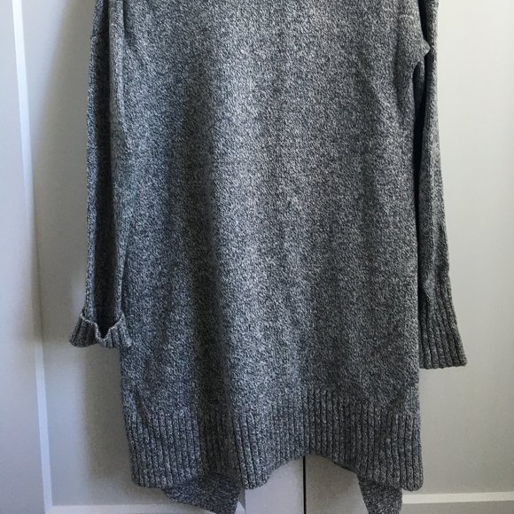 Shawl-collar oversized cardigan - Picture 3 of 4